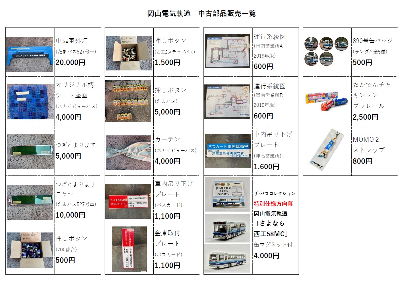 バス用品　まとめ売り 第25回スルッとKANSAIバスまつり」の開催について※6月4日更新 | 路面